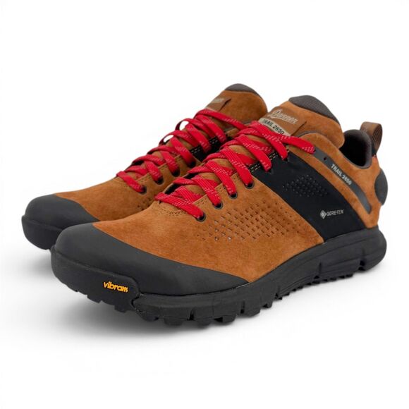 NEW Danner Men\'s Trail 2650 Gore-Tex Suede Hiking Shoes Brown/Red GTX Size 10 main image 5